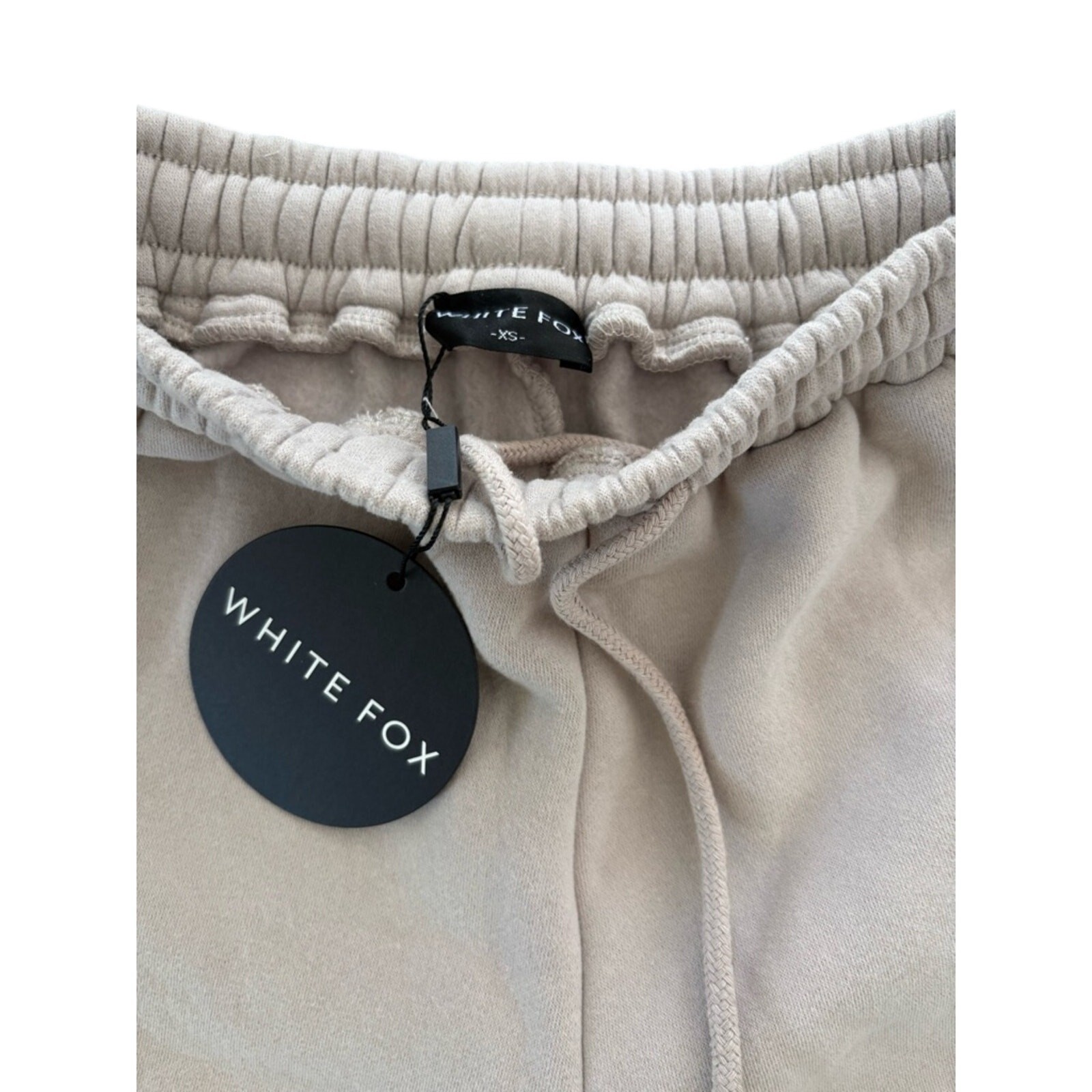 NWT women’s white fox sweatpants size XS image 3