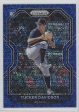 2021 Panini Prizm Blue Donut Circle Prizm 136/199 Tucker Davidson #52 0uh2
