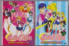 Sailor Moon COMPLETE Seasons 1 & 2 (All 82 episodes!) DIC English Dubbed SERENA!