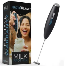 Milk Frother Handheld for Coffee Foam Maker Whisk Drink Mixer for Lattes Capp...