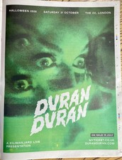 Duran Duran Live Halloween Tour Date LDN 2026 Newspaper Advert Poster 14x11&rdquo;