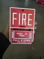 Notifier BGX-101L Fire Alarm Addressable Pull Station w/ MMX-101 (No Key)