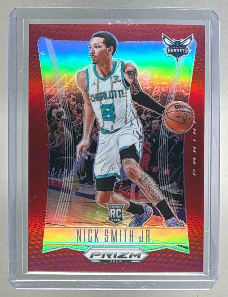 Nick Smith Jr 2023 Panini Prizm Deca #66 Red Rookie RC /199