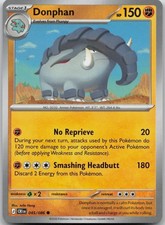 Donphan 045/086 Common Chaos Rising Pokemon Near Mint