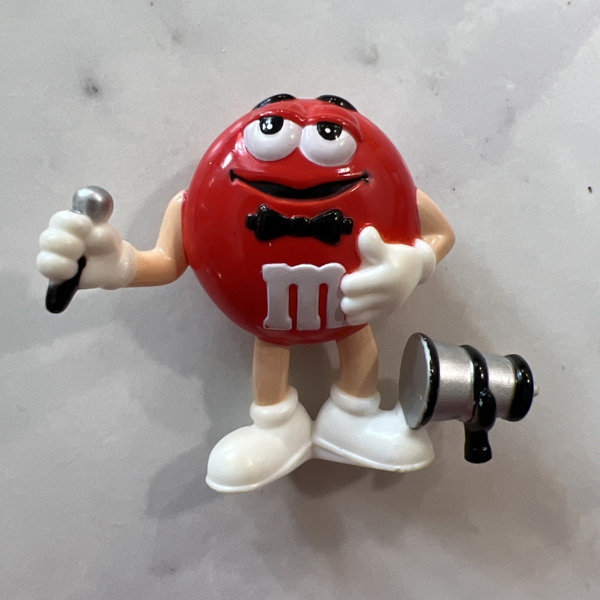 Vintage 80s Mars Inc. M&Ms - Red - Businessman Figure Toy