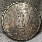 1880-s Morgan Silver Dollar Brilliant Uncirculated TONED