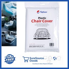 Tear Resistant Plastic Chair Covers 76"x46" for Storage and Moving, 2 Pack