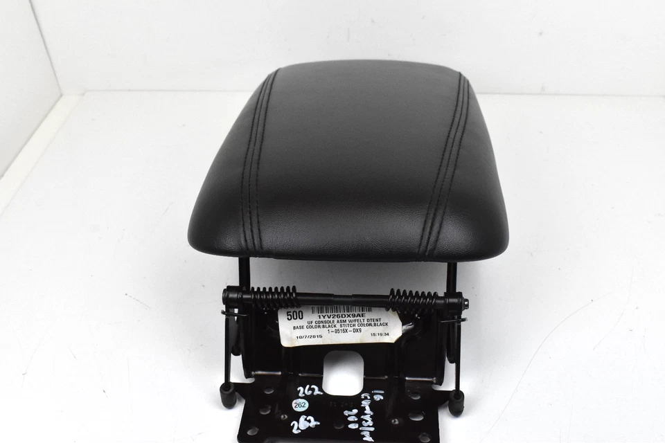 Chrysler 200 2015-2017 consola central cuero negro reposabrazos tapa superior OEM Foto 4 de 4