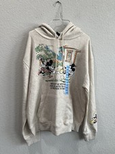 Women's Character Kangaroo Pocket Adjustable Drawstring Hoodie Size L