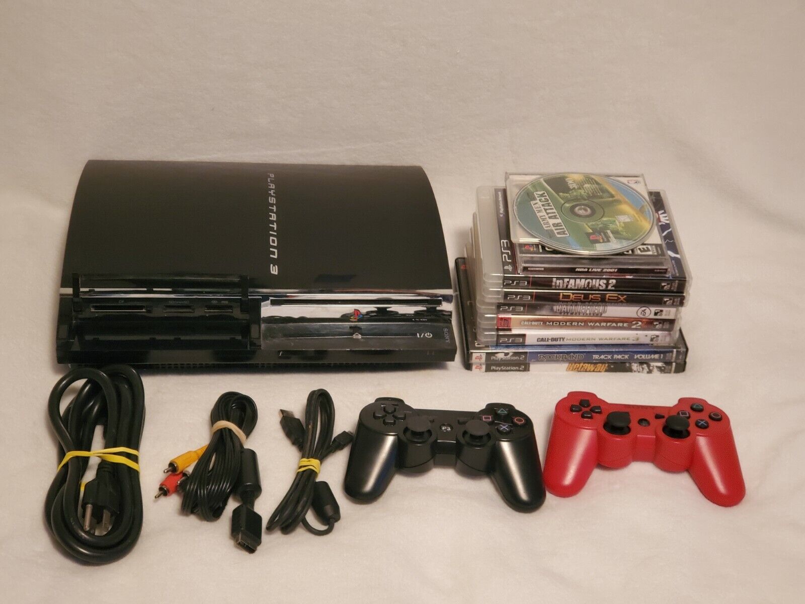 Manager barm terning Sony PlayStation 3 Backwards Compatible PS3 PS2 PS1 60GB CECHA01 Console  Bundle | eBay