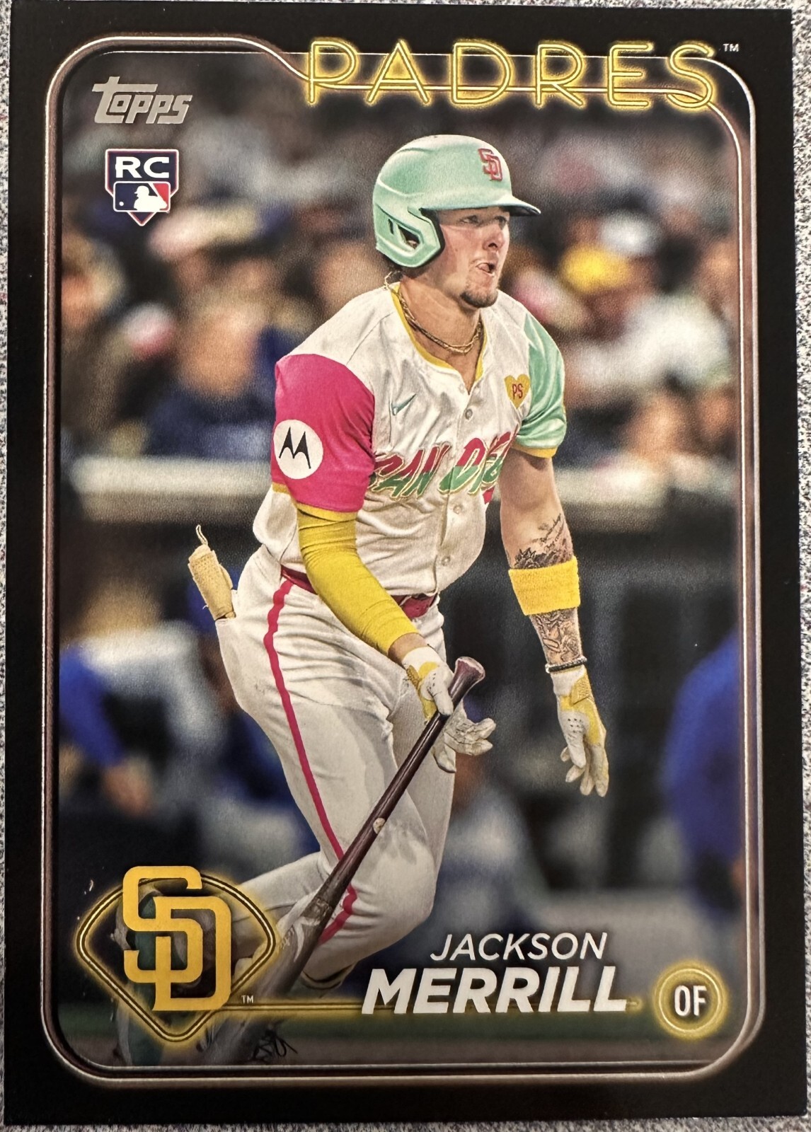 2024 Topps Update #US210 Jackson Merrill RC  Black 54/74