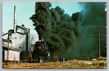 Postcard PRR Pennsylvania 612 Pacific K4 612 Englishtown NJ