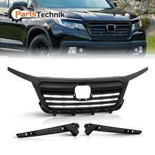 Gloss Black 2pcs For Honda Ridgeline 2017-2020 Front Grille Assembly 71121t6za01