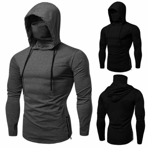 Men Hoodie Snood Neck Scarf Hoody 