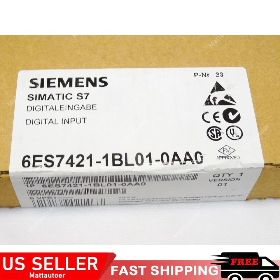 New Siemens 6ES7421-1BL01-0AA0 6ES7 421-1BL01-0AA0 S7-400 Digital Input SM 421 - Image 3 of 4