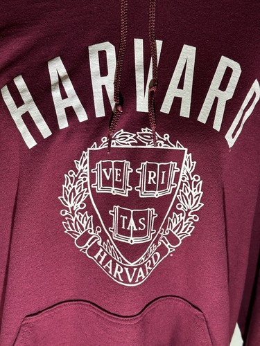Used Harvard University Hooded Sweatshirt. Size XL - Picture 3 of 6
