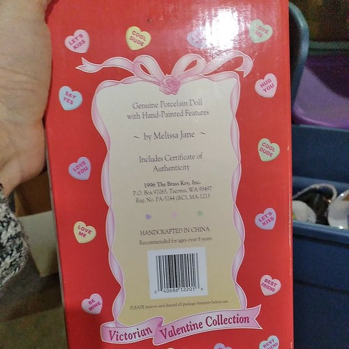 Victorian Valentine Collection Genuine Porcelain Doll By Melissa Jane - Picture 2 of 2