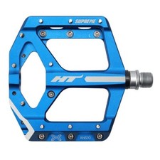 HT Components ANS10 Aluminum Platform Flat MTB Mountain Bike Pedals Royal Blue