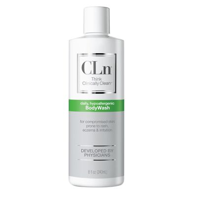 CLn  BodyWash  Non-Drying Body Wash, For Compromised Skin Prone to Ec