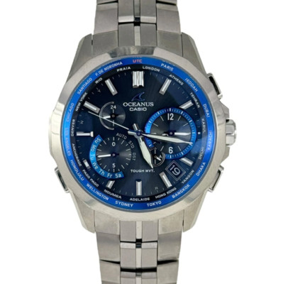[USED Excellent] CASIO Oceanus Manta Solar OCW-S2400-1AJF With Box From Japan