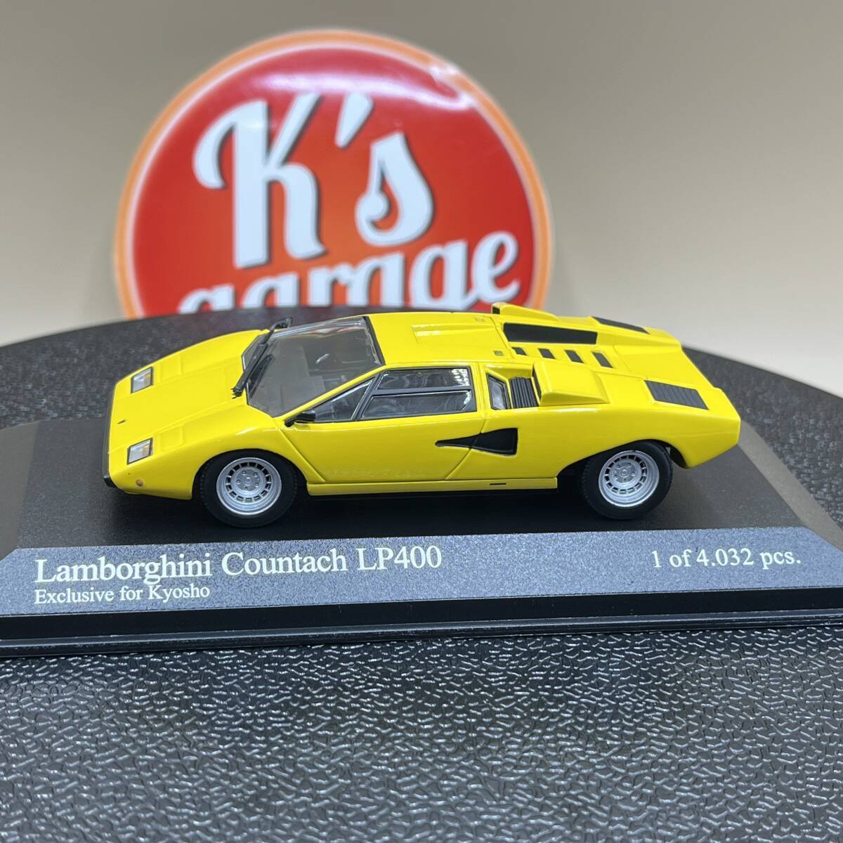 【最新入荷】 Countach Lamborghini 1/43 Minichamps Lp400 Exclusive Yellow 乗用車
