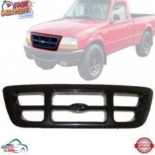 New Front Grille Assembly Black Plastic For 1998-2000 Ford Ranger 4wd Fo1200343 New Front Grille Assembly Black Plastic For 1998-2000 Ford Ranger 4wd Fo1200343