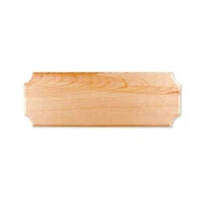 Hillman Address Plate Natural Wood