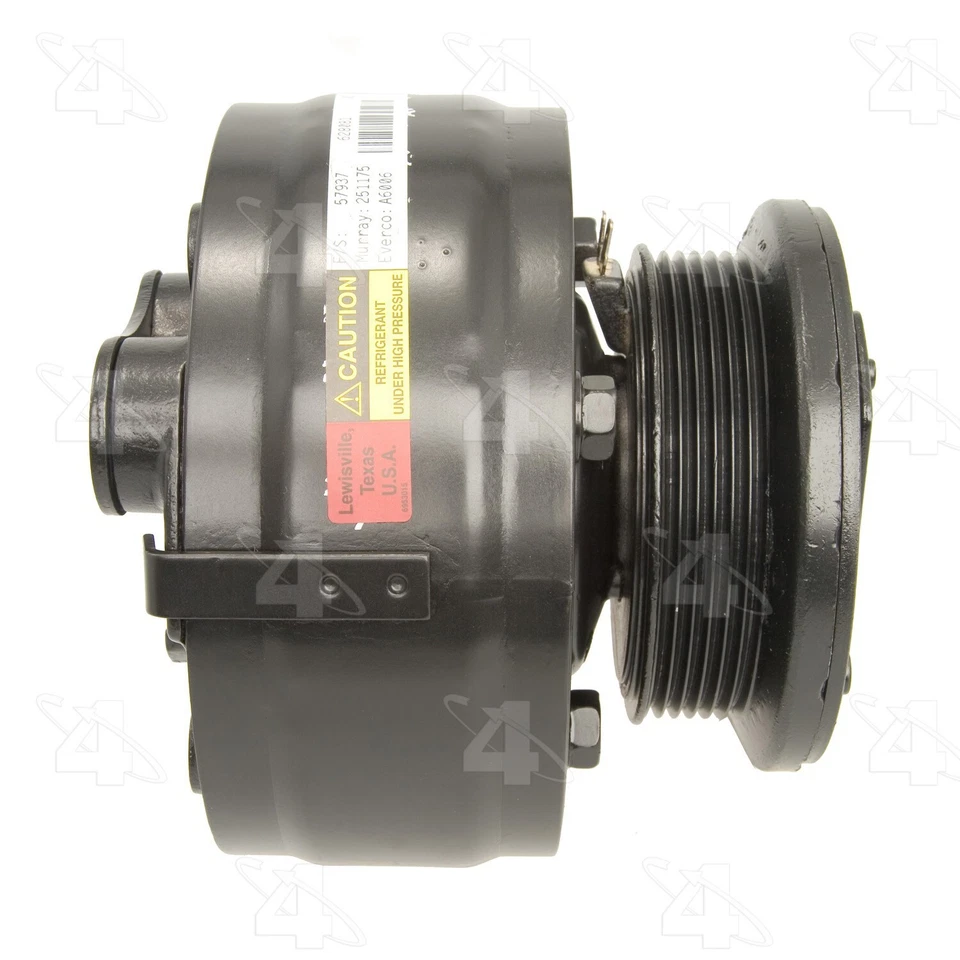 A/C Compressor 4 Seasons For 1983 Chevrolet Malibu 4.3L V6 Foto 2 de 4
