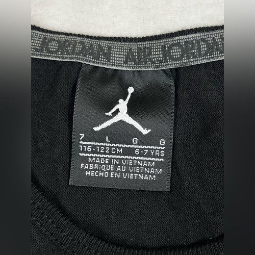 NIKE AIR JORDAN Boys Jumpman Tank Top Black 7 Basketball Michael Jordan 2016 NEW - Picture 5 of 9