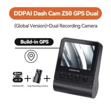 DDPAI Professional Dash Cam FRONT and BACK-Easy installation Good Reg Reader