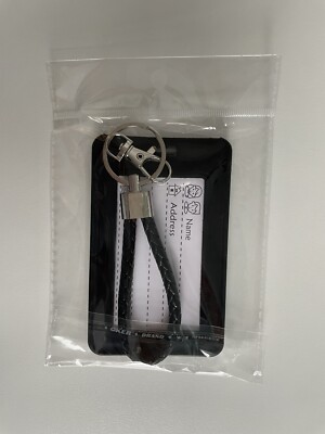 CH Style Chrome Black Logo ID Card Holder Gift Tesla Key Card