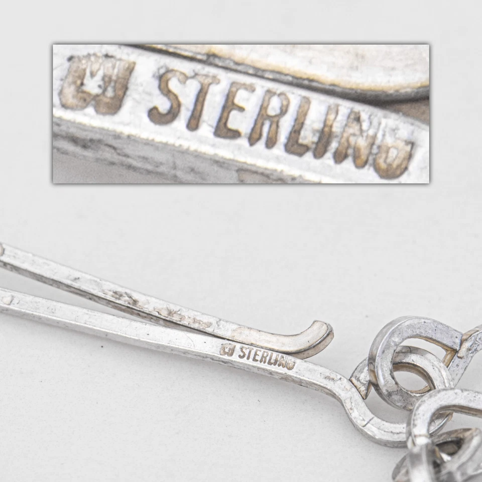 71 cm - Lapponia (1974) 'Iguana' Collier Sign. Björn Weckström Silber 925 Acryl - Bild 4 von 4