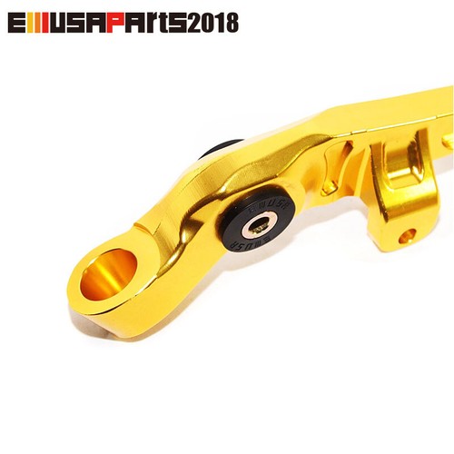 Front Left Right Lower Gold Aluminum Billet Control Arm For 03-04 Infiniti G35 - Picture 5 of 5