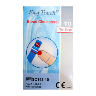 Easy Touch BLOOD CHOLESTEROL - 10 Test Strips