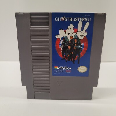 Ghostbusters II 2 (Nintendo NES) Tested Vintage 90s Retro Horror Comedy Game