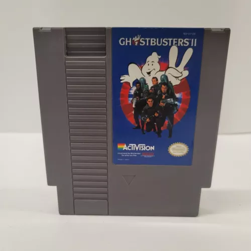 Ghostbusters II 2 (Nintendo NES) Tested Vintage 90s Retro Horror Comedy Game