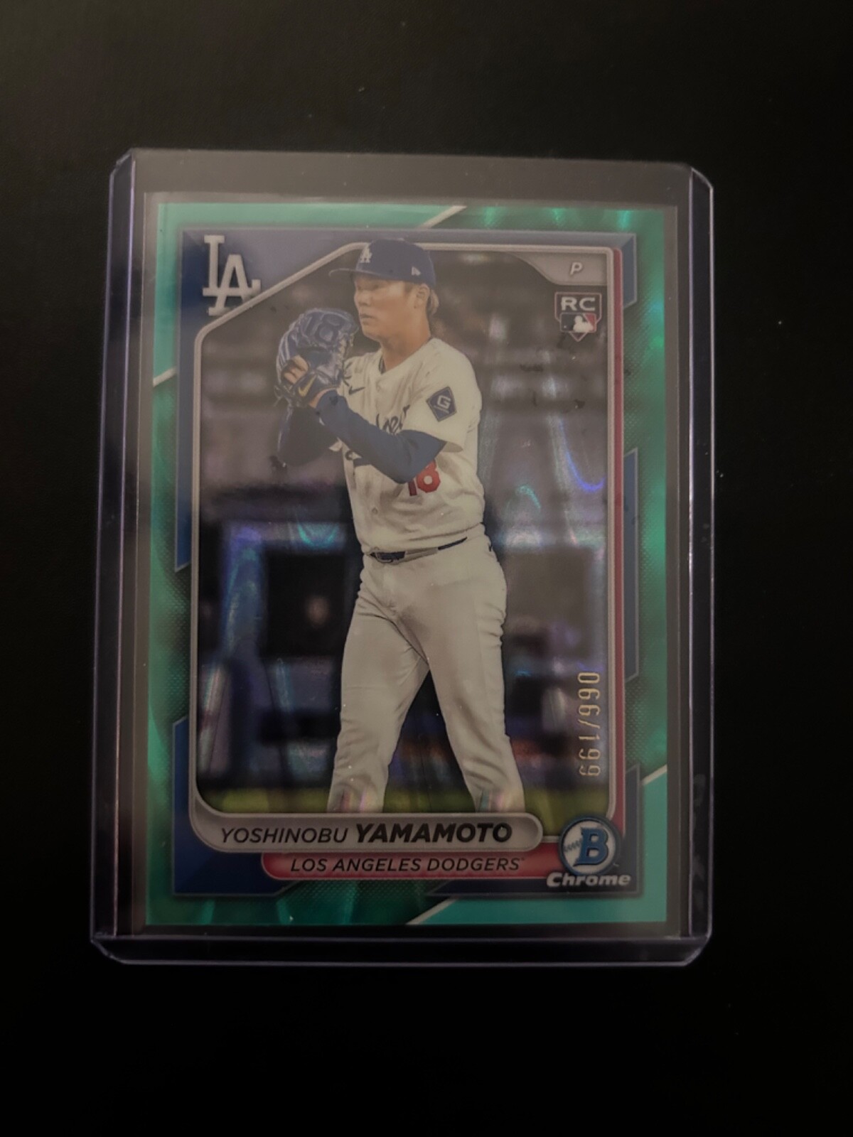 YAMAMOTO ROOKIE CARD BOWMAN CHROME