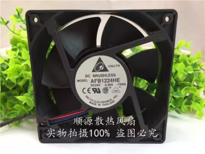 Delta AFB1224HE DC24V 0.36A 120*120*38MM 3-Wire Inverter Cooling Fan | eBay