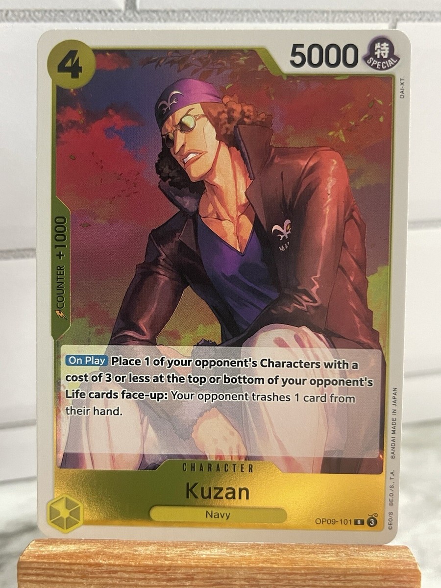 ミントンコレクションワンピース Kuzan OP09-101 Rare Foil Emperors in the New World One Piece