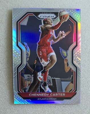 2021 Panini Prizm Basketball WNBA CHENNEDY CARTER #49 Silver Prizm Chicago  Sky