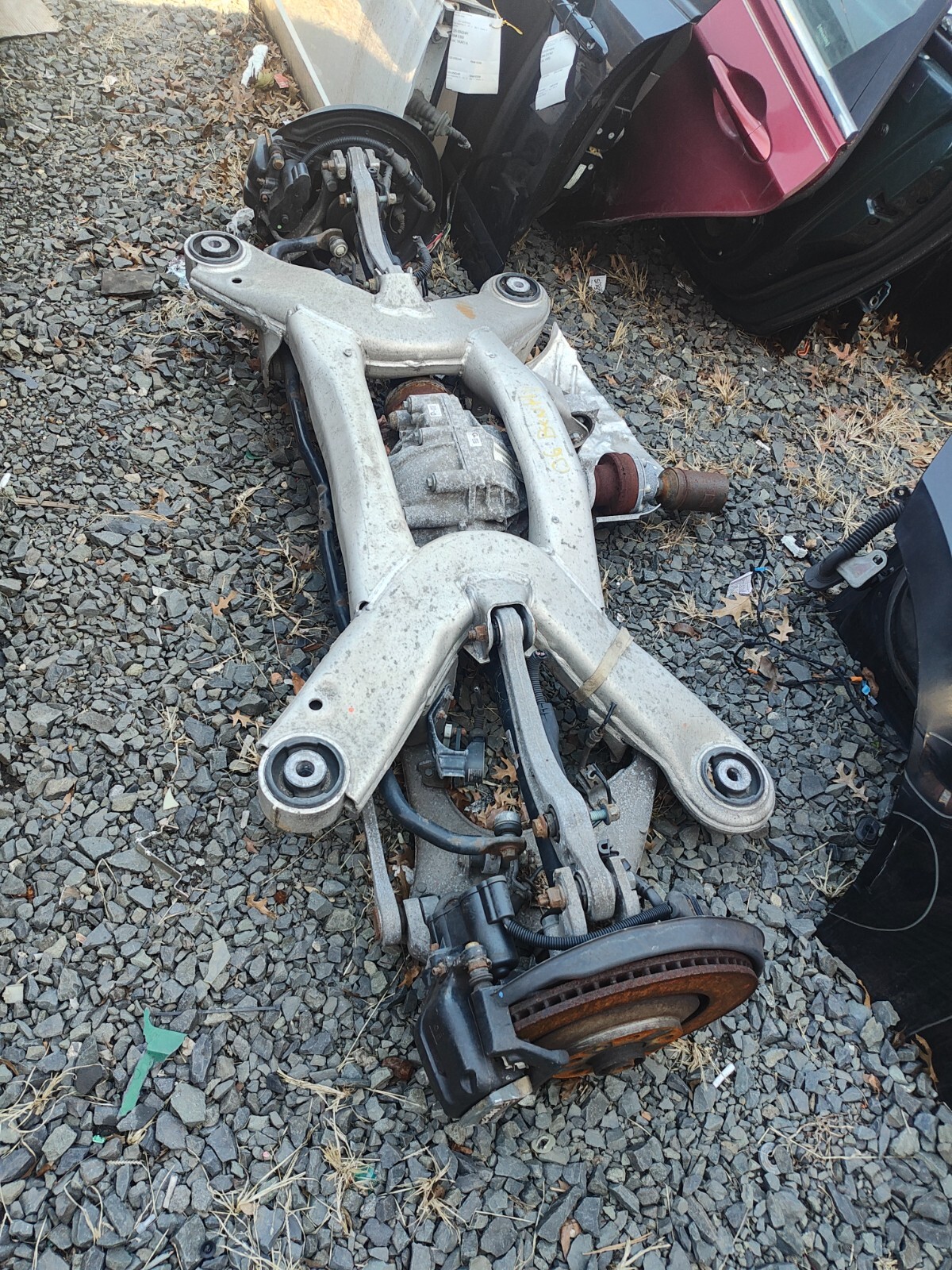 2005-10 BENTLEY CONTINENTIAL GT GTC REAR SUSPSENSION CRADLE COMPLETE 58K MILES