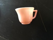 Vintage Hazel Atlas Child  s Little Hostess Dish Modern tone Pastel Pink, creamer