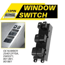 POWER WINDOW MASTER CONTROL SWITCH For NISSAN FRONTIER CREW CAB 4.0L 2007-2017