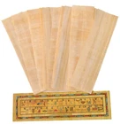 10 Egyptian Papyrus Paper Blank Bookmarks for Art Projects and Schools 7.2 x2...