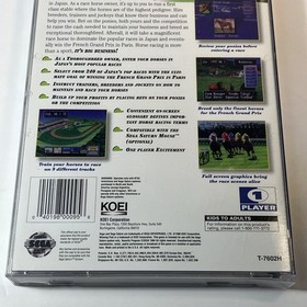 Winning Post (Sega Saturn, 1996) CIB Complete w Manual & Foam - Tested & Working