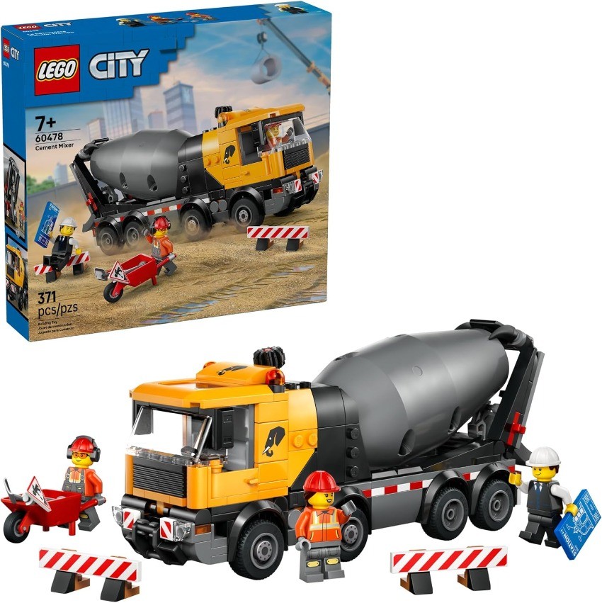 LEGO City Cement Mixer Truck Building Toy 60478🎁Kids Gift | eBay