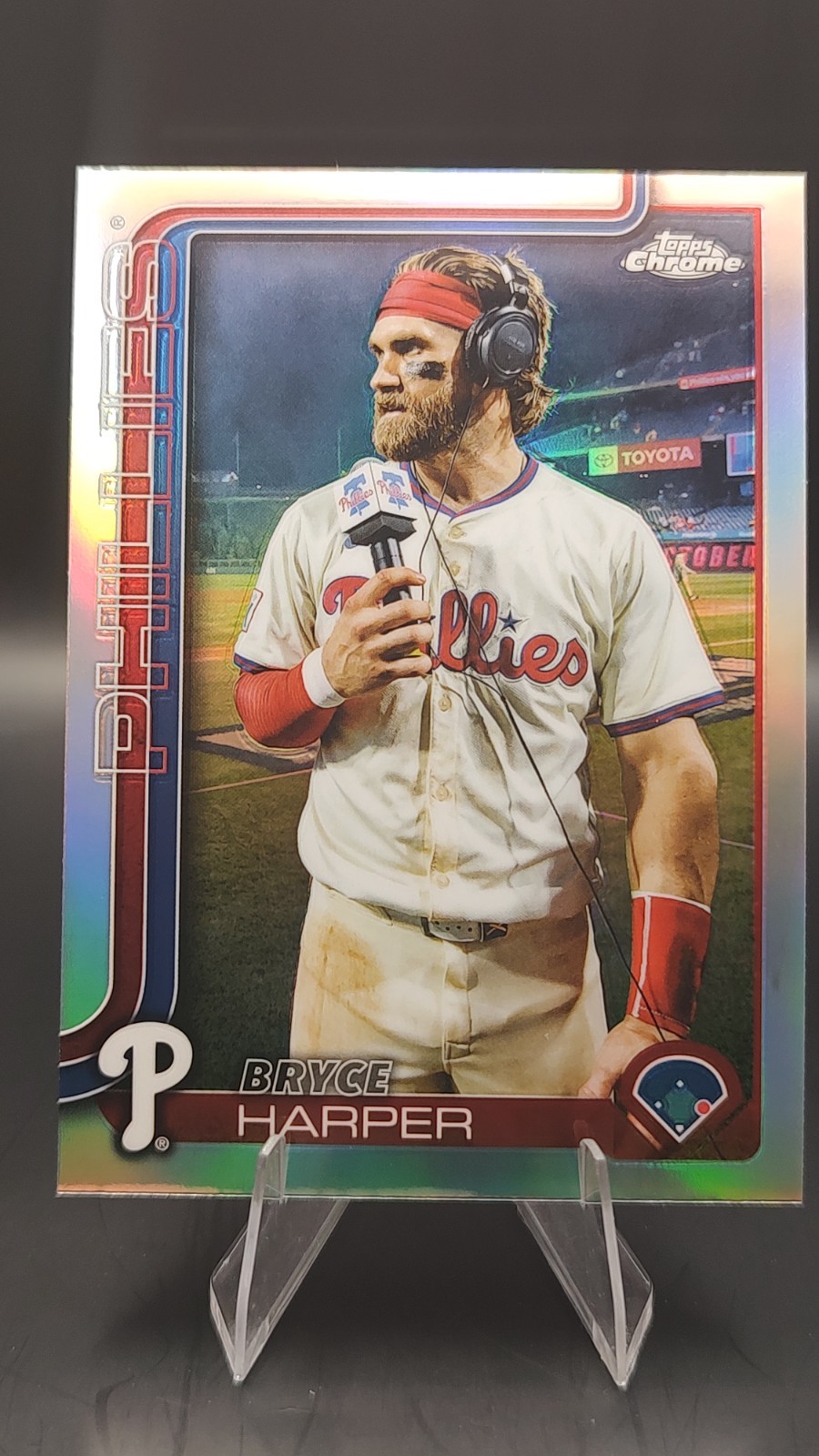 2025 Topps Chrome Bryce Harper #150 Phillies Image Variation SP