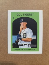 Spencer Torkelson 2021 Topps Heritage Minors Venezuela Stamp #72TVS-3 GCL Tigers