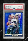 2013 panini prizm #64 tom brady; blue pulsar SP insert PSA 10