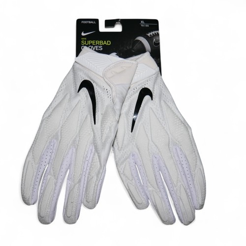 Guantes de fútbol Jordan Superbad adulto talla XL blancos pegajosos con agarre nuevos con etiquetas - Imagen 1 de 7